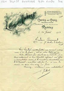 Dépt 35 - Rennes 13 & 21 Rue de Dinan - Belle Entête Cafés en Gros du 20/07/1912 - Picture 1 of 1