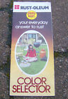 RARE vintage 1970s RUSTOLEUM brochure Color Selector pamphlet paint spraypaint