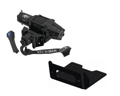 Kit de cabrestante KFI 5000 lb para Polaris Sportsman 800 2011-2014 (cuerda sintética) Foto 1 de 4