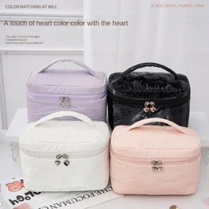 Cosmetic Bag Polyester Makeup Bag Large Capacity Makeup Accessory - Picture 1 of 16