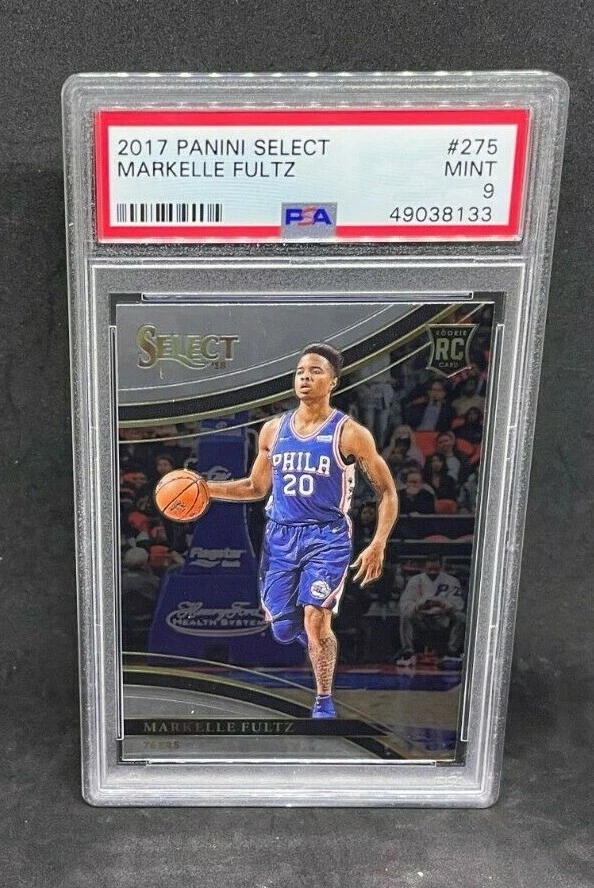 2017-18 Panini Select Markelle Fultz #275 Courtside Silver Base Rookie RC PSA 9 - Image 1 of 1