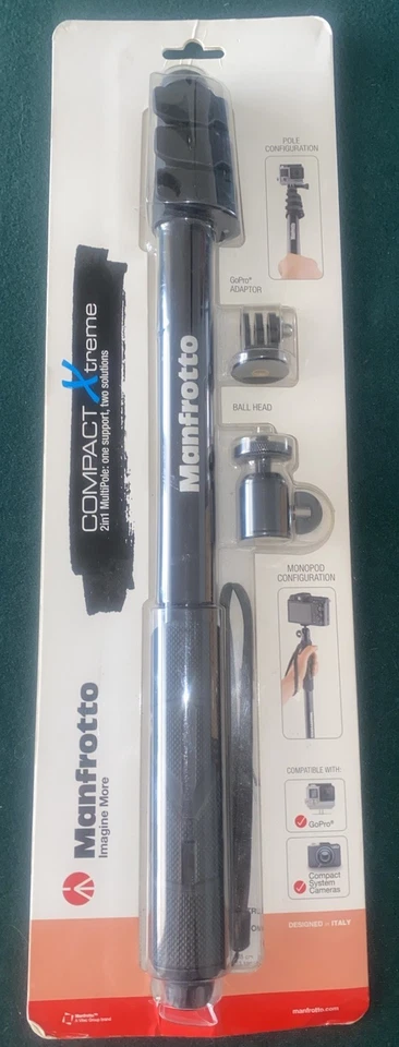 Manfrotto Compact Xtreme 2 In 1 Mutipole MPcompact  - Image 1 of 4