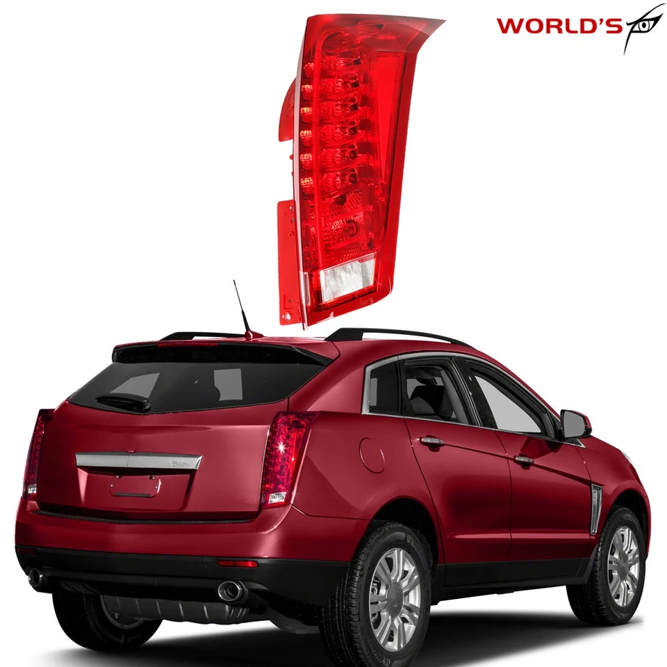 Right Side Fits For Cadillac SRX 2010-2016 Red Lamp Taillights Assembly - Image 1 of 4