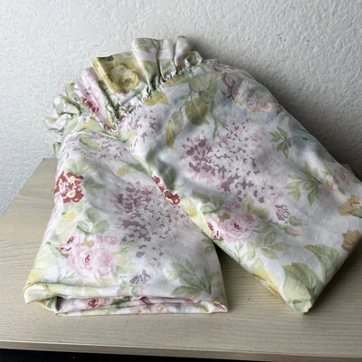 Ralph Lauren Shelter Island 2 King Shams Pillowcases Ruffle Floral - Image 1 of 4