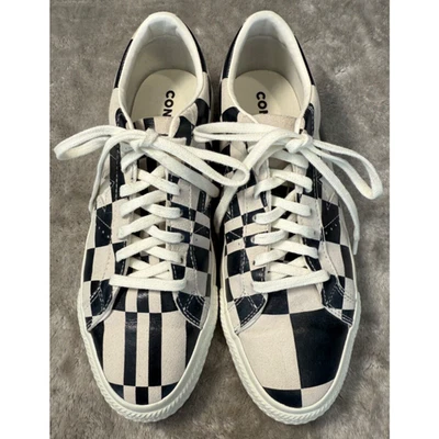 Tabla deformada baja Converse One Star blanca negra para hombre talla 8,5 para mujer 10 172352C Foto 1 de 4