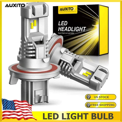 AUXITO 9008 H13 LED Headlight Bulbs Kit CSP High Low Beam Light 6500K White - Image 1 of 4