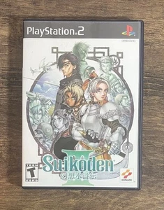 Suikoden III 3 (PS2 PlayStation 2) Completo CIB Etiqueta Negra Probado - Imagen 1 de 3