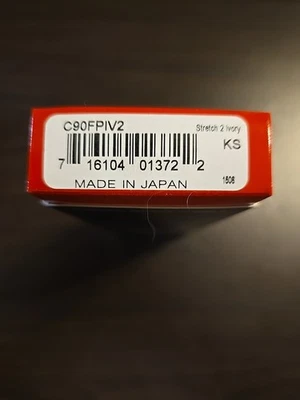 🔥Редкий 2019 Spyderco Stretch 2 цвета слоновой кости белый VG10 C90FPIV2 с плоским краем *1/1200* - Изображение 1 из 4