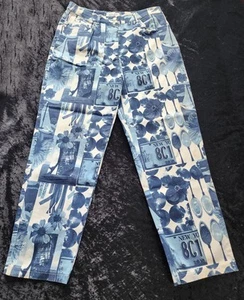 APART Label NYC 8C1 Taxi Plate Jeans Size Large 16 - LIGHT MARKS - STILL GREAT! - Picture 1 of 8