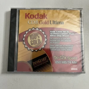 Kodak CD-R Gold Ultima 650MB Blank Media NEW Sealed - Picture 1 of 2
