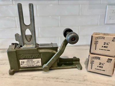 Máquina de vástago de hierro verde profesional SteelPix 35F + algunos 2 1/8" #802 Foto 1 de 4