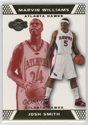 2007-08 Topps Co-Signers Gold Red /109 Josh Smith Marvin Williams #22 - Image 1 of 2