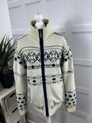 Human Nature Nordic HMNNTR Zip Cardigan Chest Size 38in Embroidered Lambswool - Image 1 of 4