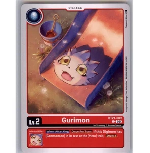 Gurimon Regular Common World Convergence BT21-002 C NM - Picture 1 of 2