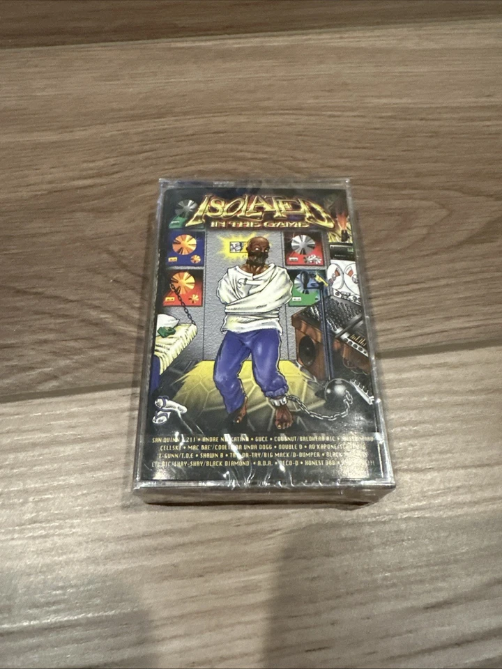 Isolated In The Game Compilation Album Cassette Tape Super Rare San Quinn GUCE ￼ - Image 1 of 4