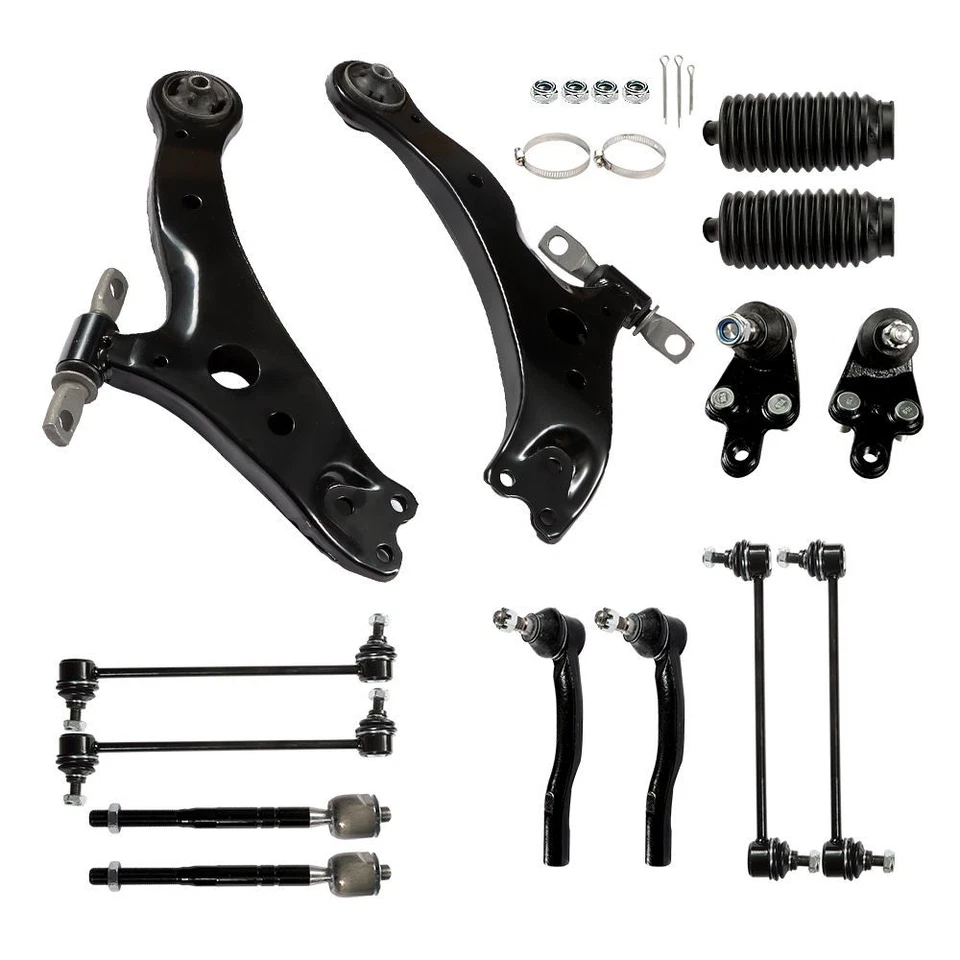 14pc For Toyota Camry Front Lower Control Arm Tie Rods 2007 2008 2009 2010 2011 - Image 1 of 4