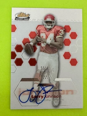 Larry Johnson 2003 Topps Finest #125 (429/999) Rc Rookie Auto Autograph - Image 1 of 4