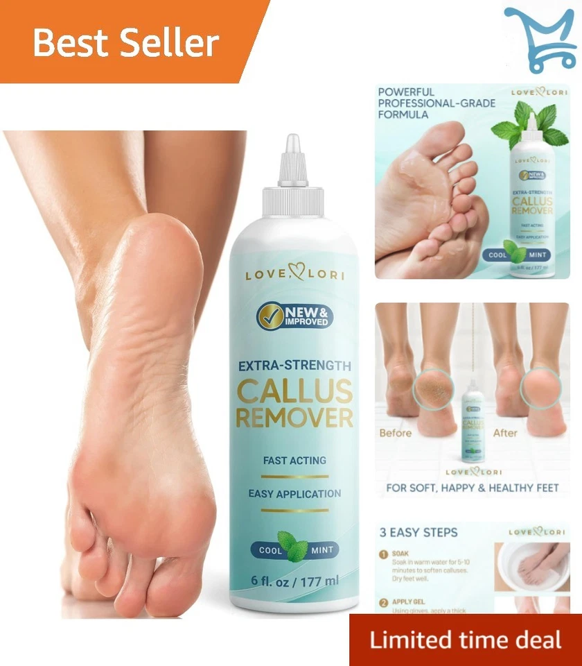 Love Lori Callus Remover GEL for Smooth Soft Feet 6oz
