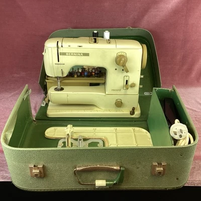 Bernina Record 730 Free Arm Sewing Machine w/ Manual & Accessories (T) MO#8767 - image 1 of 4