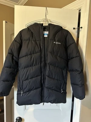 Columbia Boys Jacket Size 14/16 Large Insulated Winter Coat Black  - Image 1 of 4