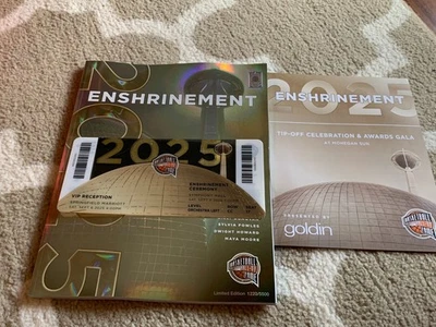 RARO BOLETO DEBUT LEBRON JAMES AL SALÓN DE LA FAMA DEL BALONCESTO, 1ª vez como HOFer Foto 1 de 4