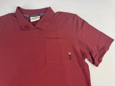 Camisa Polo Scotch & Soda Amsterdam Mediana Para Hombre Granate Tejido Gofre Algodón Informal Foto 1 de 4