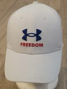 UNDER ARMOUR FREEDOM Womens White Adjustable Baseball Cap Hat  - Picture 1 of 6