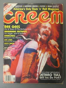 Creem Magazine June '78, Jethro Tull, Ramones, Bee Gees, Lou Reed, Van Halen ! - Picture 1 of 2