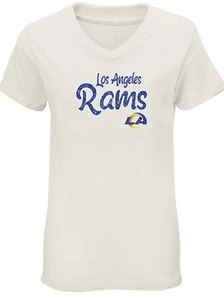 🐏 NFL Los Angeles Rams Short Sleeve VNeck Core T-Shirt Officially Licensed 4/5 - Picture 1 of 4