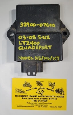 Módulo de encendido encendedor CDI Suzuki LTZ400 2003-2008 Quadsport 32900-07G10 OEM Foto 1 de 4