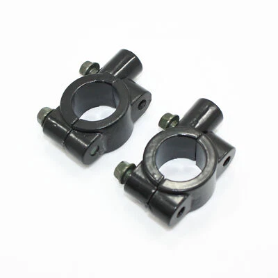 2 X 8mm 22mm Handle Bar Mirror Bracket Clamp PIT Dirt Quad Bike ATV Motorcycle - image 1 of 4
