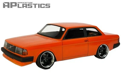 RC Body Car Drift Touring 1:10 Volvo 242 GT Coupe style APlastics New Shell - Image 1 of 4