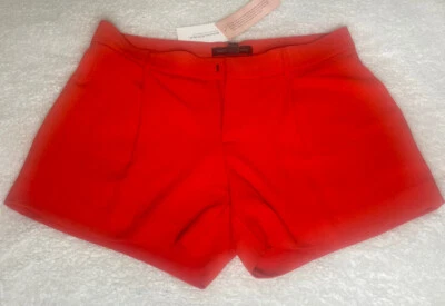Nuevos Pantalones Cortos Banana Republic Mujer Verano Playa Pequeño Tiro Medio Rojo Naranja Nuevos con Etiquetas Foto 1 de 4