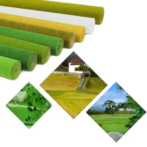 0.4mX1m Grass Mat Modelo Green Artificial Lawn Architectural Layout HO N Scale - Imagen 1 de 19