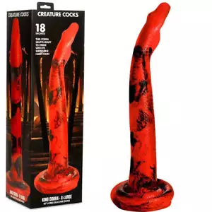 Creature Cocks King Cobra - X-Large 18" Long Silicone Dong - Picture 1 of 2