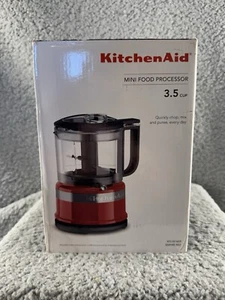 KitchenAid KFC3516 3.5 Cup Mini Food Processor Empire Red Open Box For Picture - Picture 1 of 11
