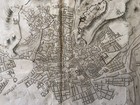 Granada.  Pianta Antica Del XIX Sec. Plano de la ciudad antigua, siglo xix.