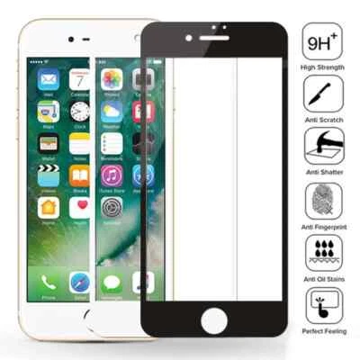 11D Cubierta Completa Vidrio Protector Para iPhone 8 7 6 6S Plus 5 5S SE 2020 Pantalla Pro Foto 1 de 2