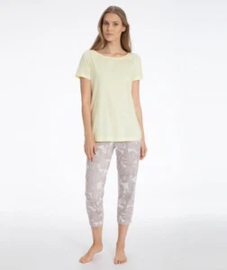 Serie Lilly by Calida, Pyjama 7/8 Schlafanzug Baumwolle Modal 7/8 Hose - Bild 1 von 3