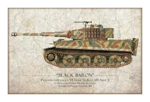 Michael Wittmann Tiger Tank 007 - Art Print by Craig Tinder - Picture 1 of 4