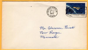 #1193 Project Mercury February 20 1962 Minneapolis MN Slogan Cancel - Picture 1 of 1