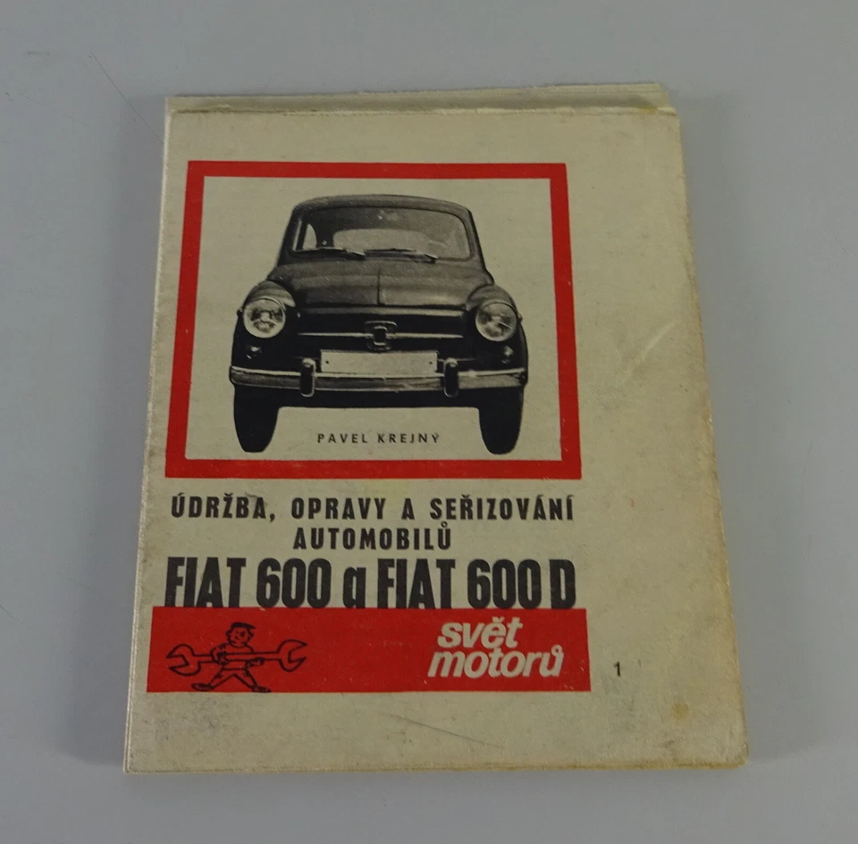 Handbuch Fiat 600 + 600 D | Tschechisch - Imagem 1 de 4