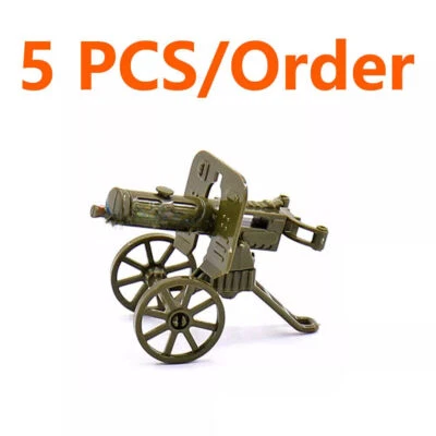 MOC WWII Military Weapon MG08 Maxim Heavy Machine Gun Mini Toy Figures Green - Image 1 of 4