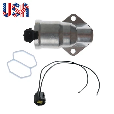 Válvula de control de aire de ralentí nueva de 1 pieza apta para Ford Mustang 1999 2000 2001 Foto 1 de 4