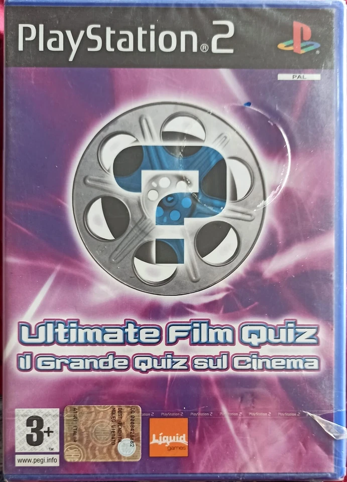 PS2 ULTIMATE FILM QUIZ IL GRANDE QUIZ SUL CINEMA Italiano Nuovo Sigillato - Immagine 1 di 1