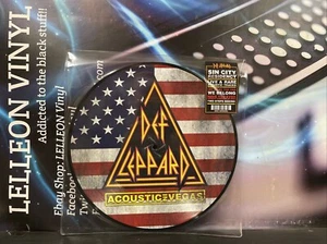 Def Leppard Acoustic In Vegas 10” Ltd Ed. Picture Disc Vinyl 0860935 EP Rock 00s - Picture 1 of 8