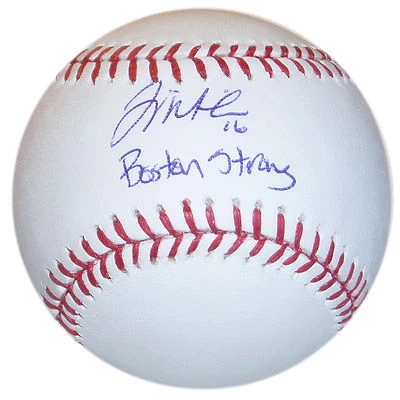 WILL MIDDLEBROOKS AUTOGRAPHED & INSCRIBED BOSTON STRONG RAWLINGS BASEBALL w/HOLO - Image 1 of 2