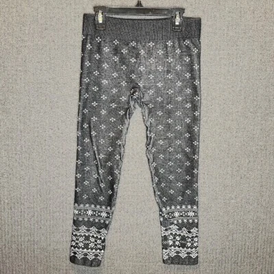 Leggings Tono Para Mujer S/M Negros Suaves Informales Exterior Cálidos Elastizados  Foto 1 de 4