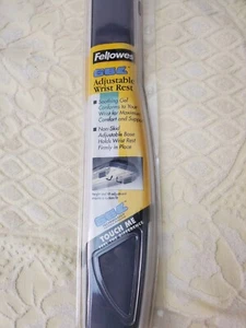 Fellowes Gel Adjustable Wrist Rest Keyboard Graphite Color,  19 Inch - Picture 1 of 3