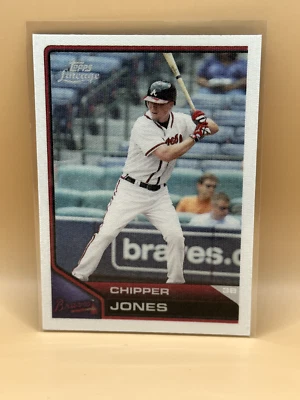 2011 Topps Lineage Cloth Stickers #TCS35 Chipper Jones HOF! Mint! - Image 1 of 2